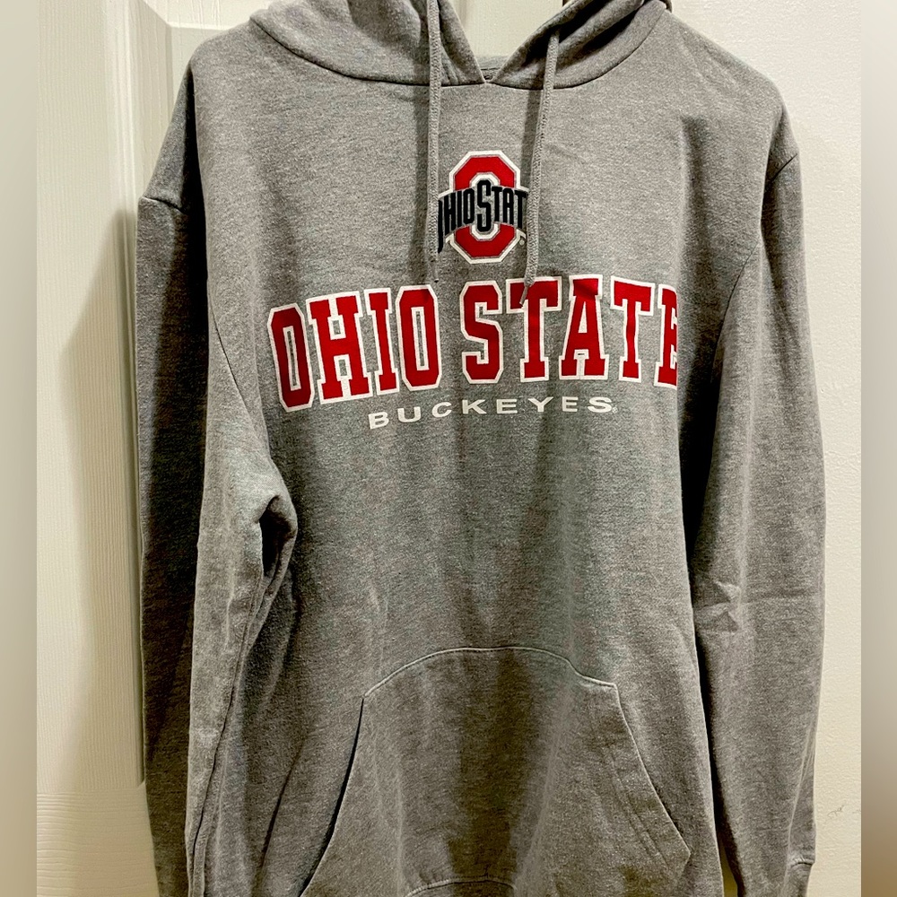 Ohio state grey men’s hoodie